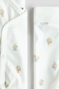 2-Piece Bodysuit and Leggings Set