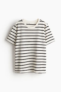 Fine-knit T-shirt