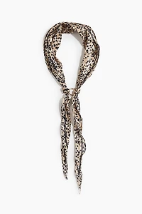 Metal-Detail Neck Scarf