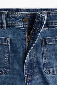 Jean évasé taille haute