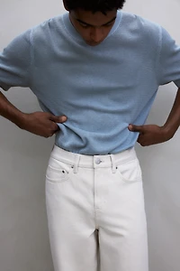 Regular Fit Hole-Knit T-Shirt