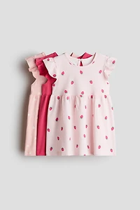 3-Pack Printed Cotton Dresses