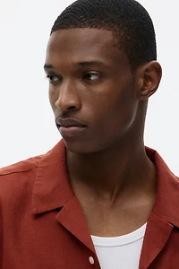 Relaxed-Fit Linen-Blend Resort Shirt