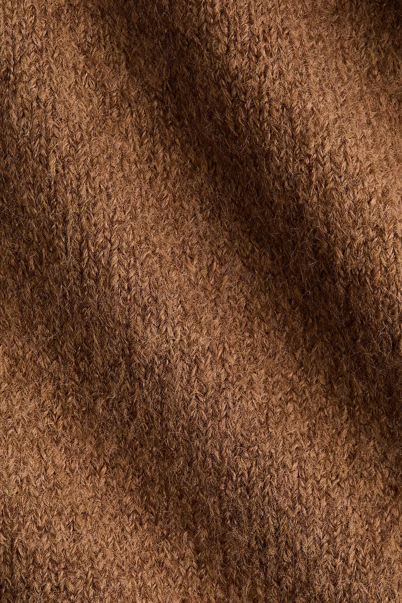 Fine-Knit One-Shoulder Top