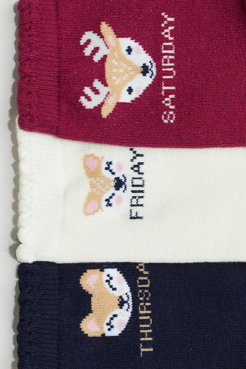 Lot de 7 paires chaussettes