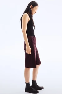 Corduroy Bermuda Shorts