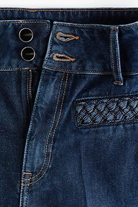 Jean ample taille haute