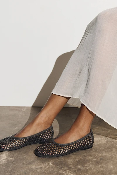 Rhinestone-Embellished Flats