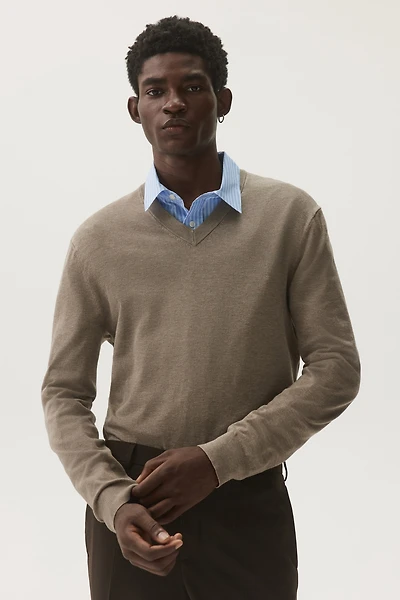 Regular-Fit Fine-Knit Sweater