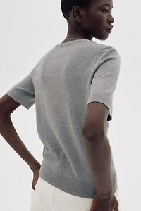 Fine-Knit Top