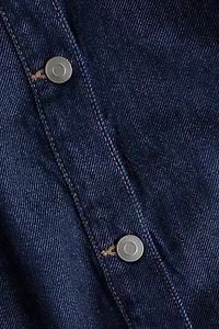 Robe en denim avec détail à nouer