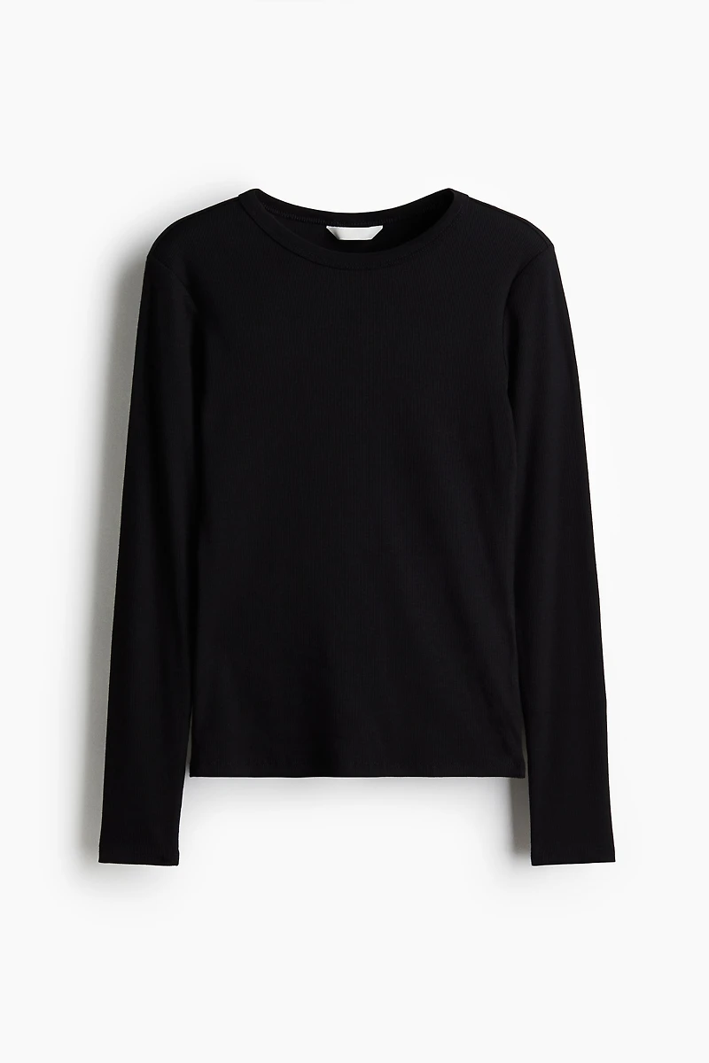 Ribbed Cotton Top