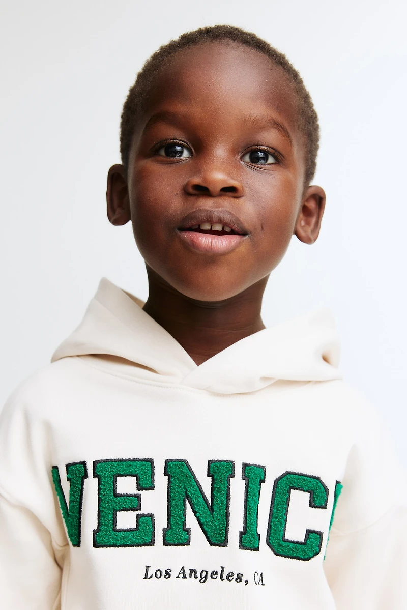 Embroidered-Detail Hoodie