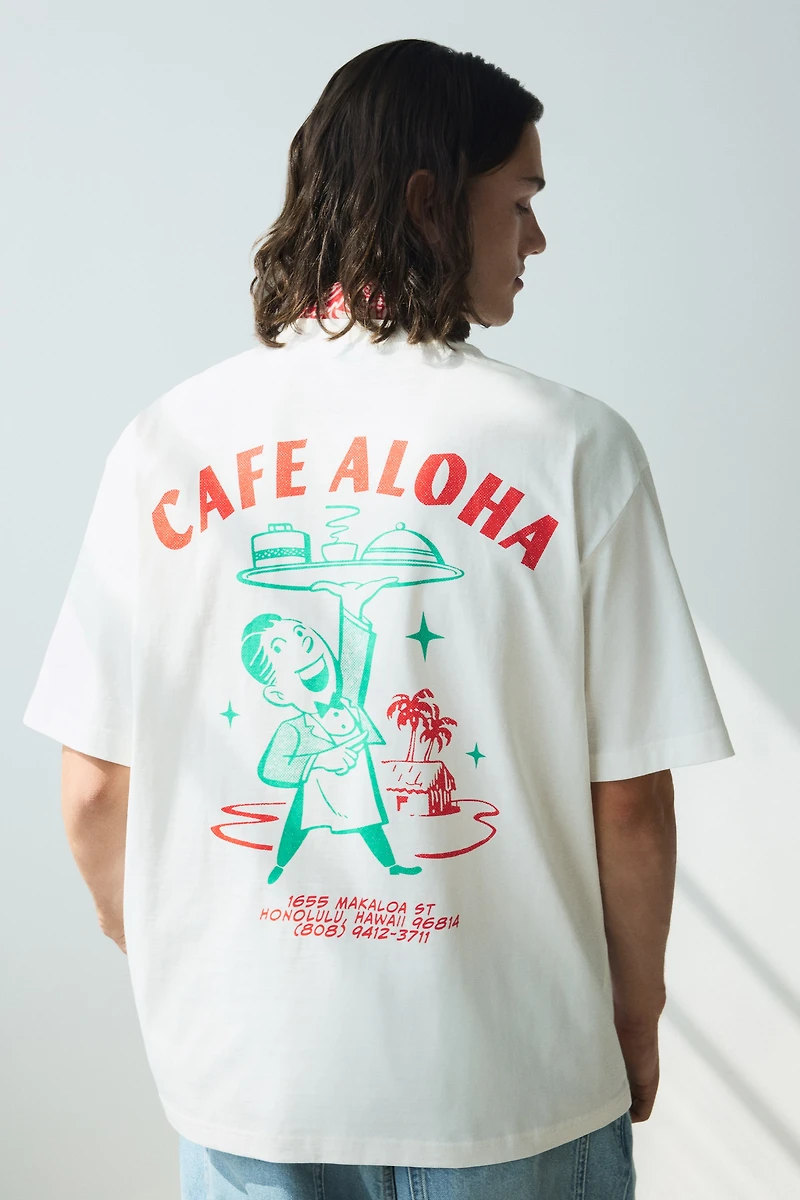 T-shirt imprimé Coupe Flottante