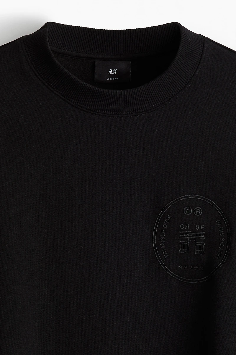 Chandail imprimé coupe classique