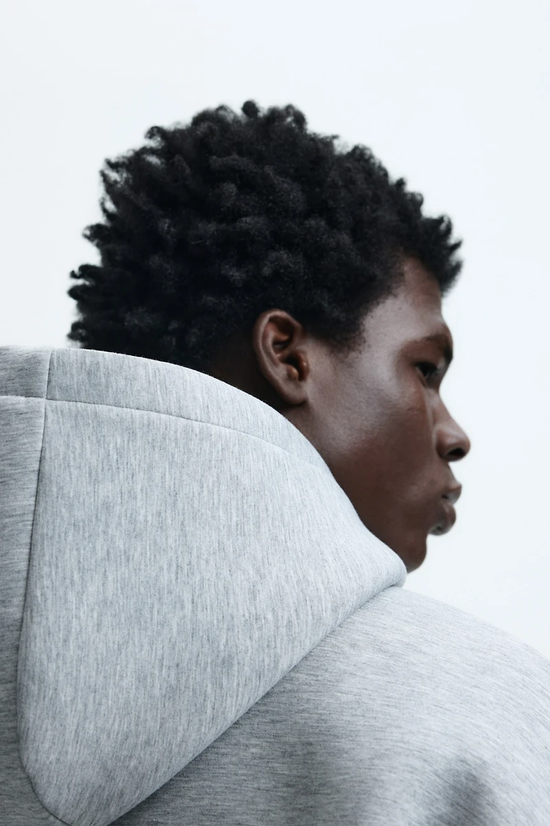 Loose-Fit Scuba Hoodie