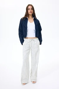Denim Drawstring Pants