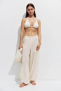 Crinkled Beach Pants