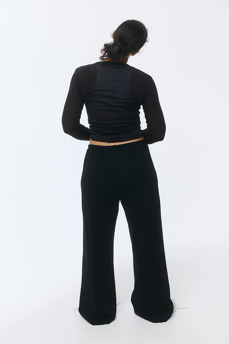 Cotton Drawstring Pants