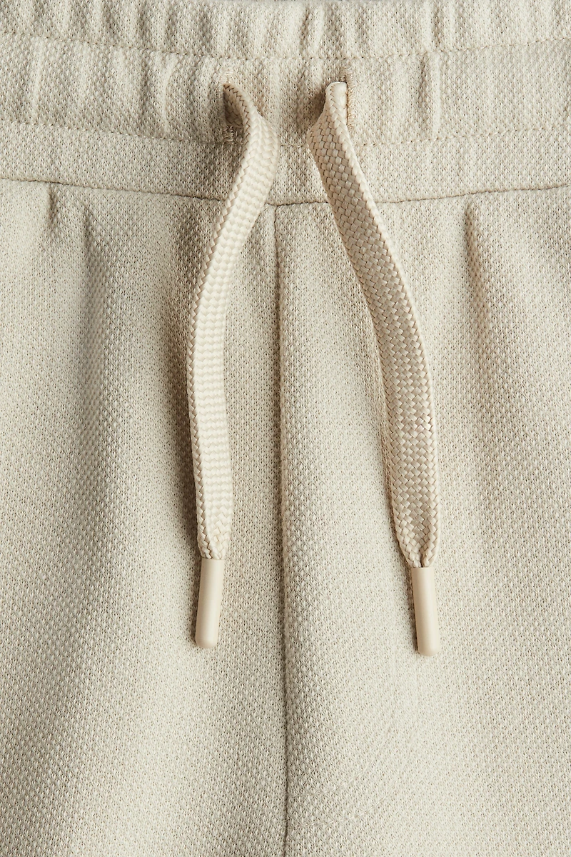 Tapered Piqué Pants