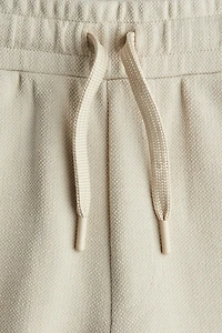 Tapered Piqué Pants