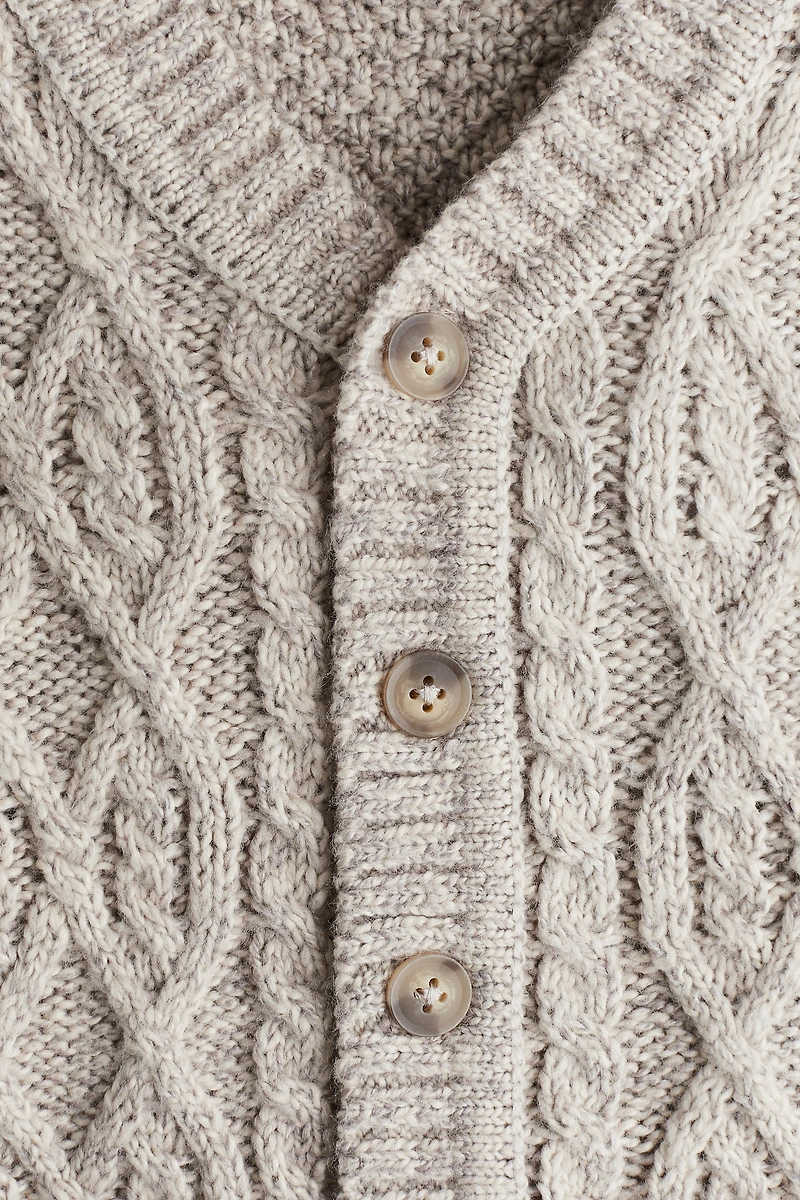 Cable-Knit Cardigan