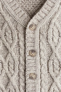 Cable-Knit Cardigan