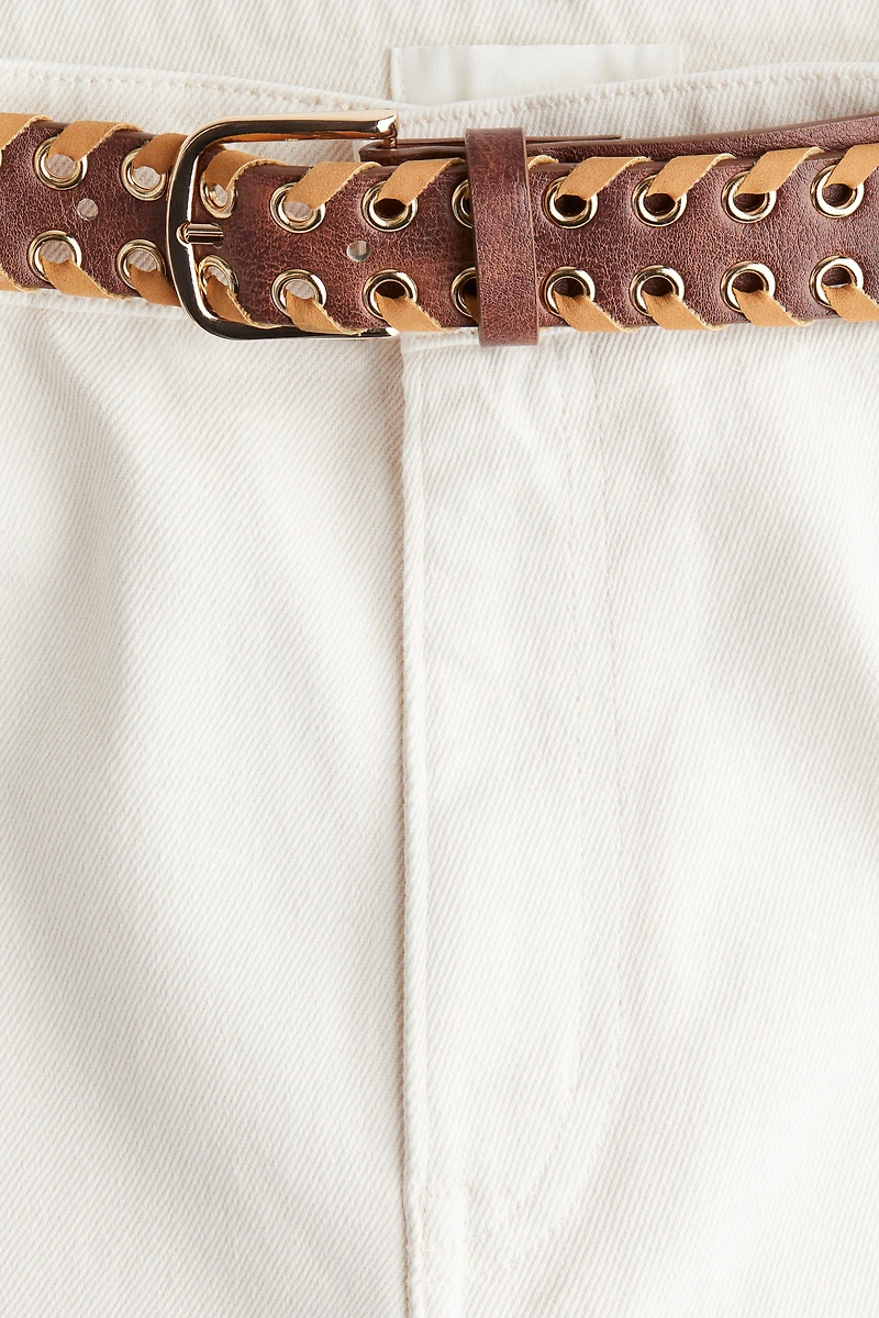 Jean évasé taille haute