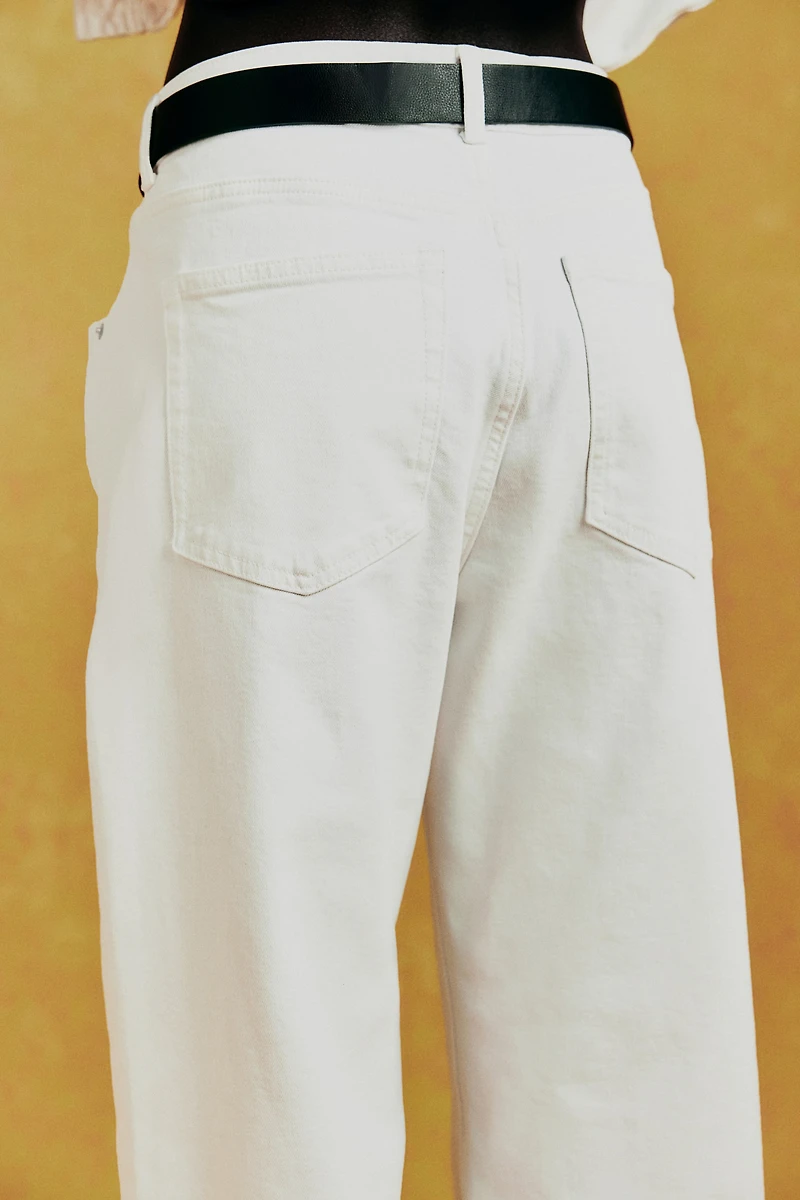Wide High Jeans