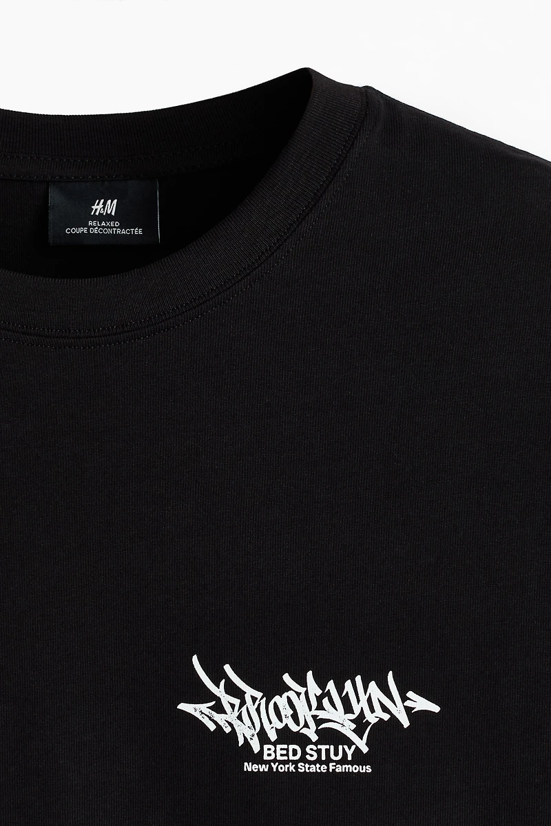 Loose Fit Printed T-shirt