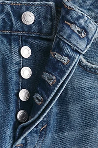 Straight High Waist Ankle Jeans