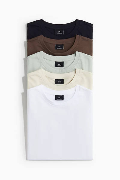 5-pack Regular Fit T-shirts