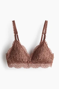 Padded Soft-Cup Lace Bra