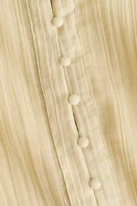 Balloon-Sleeved Blouse