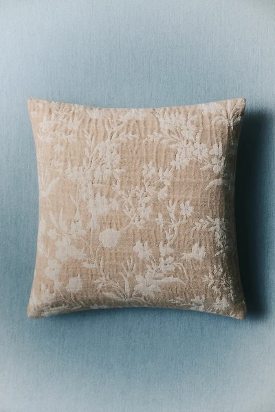 Housse de coussin en tissu jacquard