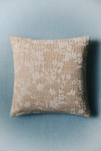 Housse de coussin en tissu jacquard