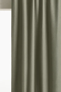 2-Pack Blackout Herringbone Curtain Panels