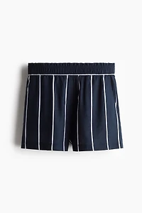 Linen-Blend Shorts