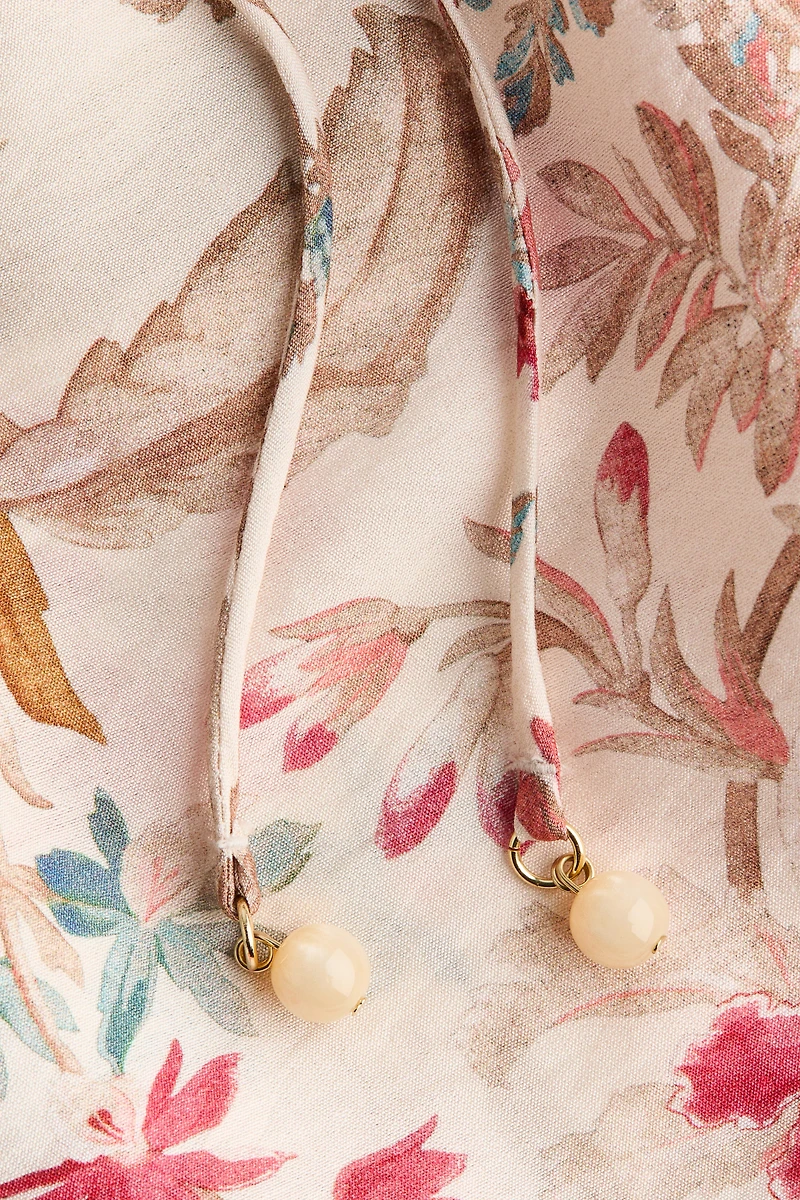 Robe ample à épaules nues