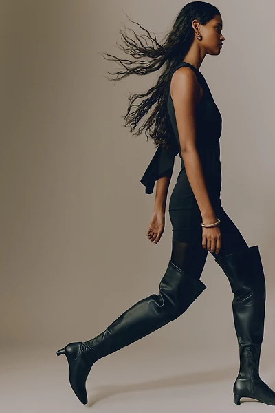 Cape-Detail Mini Dress