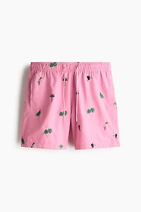 Patterned Swim Shorts