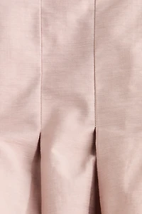 Bubble-Hem Bandeau Dress