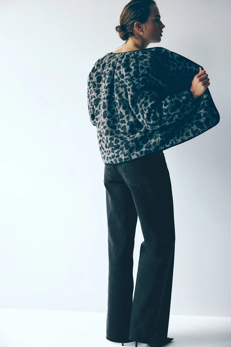 Veste à motif en polar