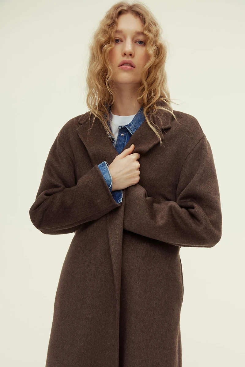 Handmade Wool-Blend Coat