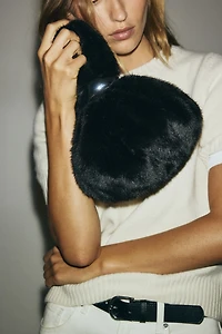 Metal-Detail Handbag