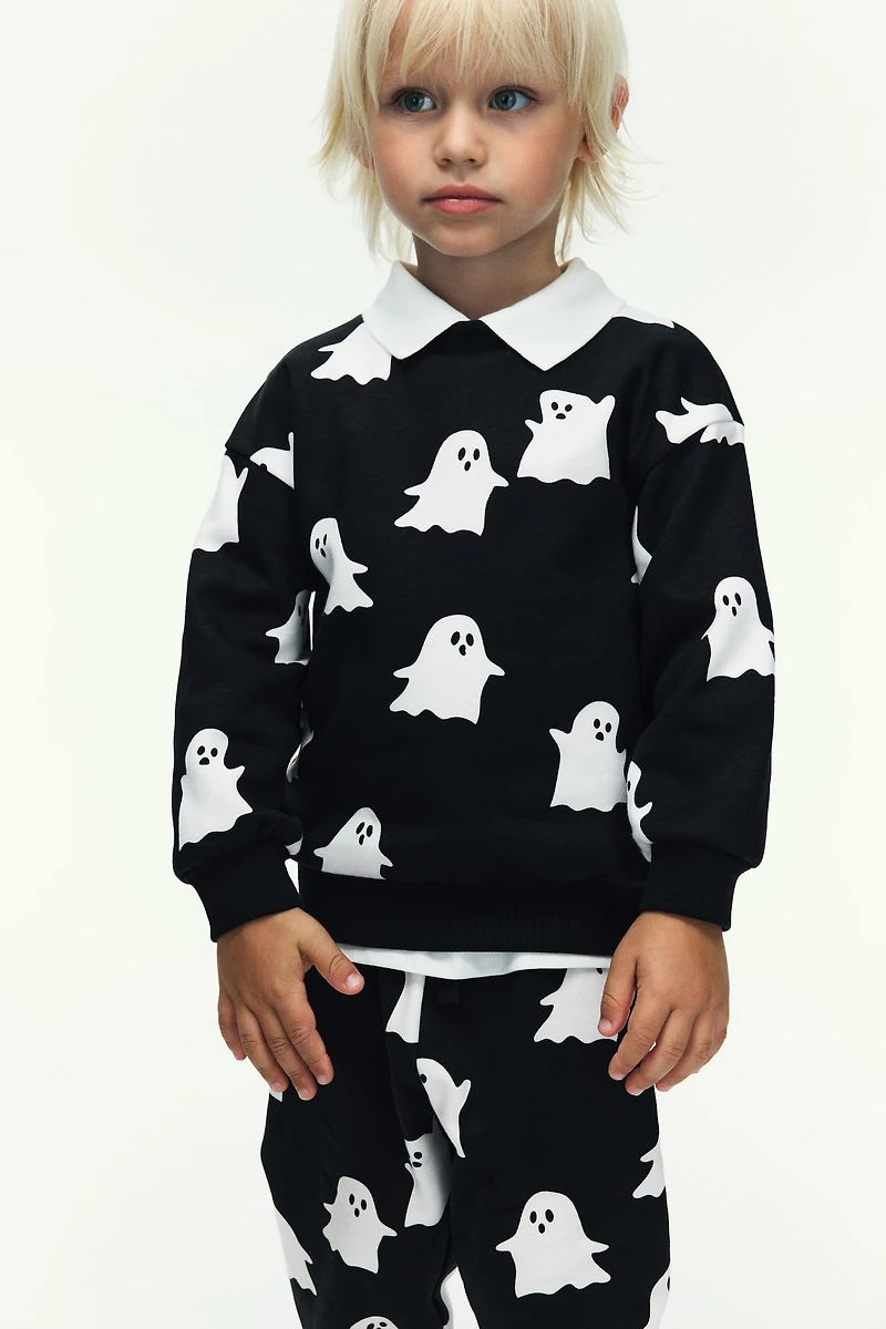 2-Piece Printed Sweatsuit