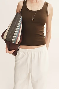 Linen-Blend Pants