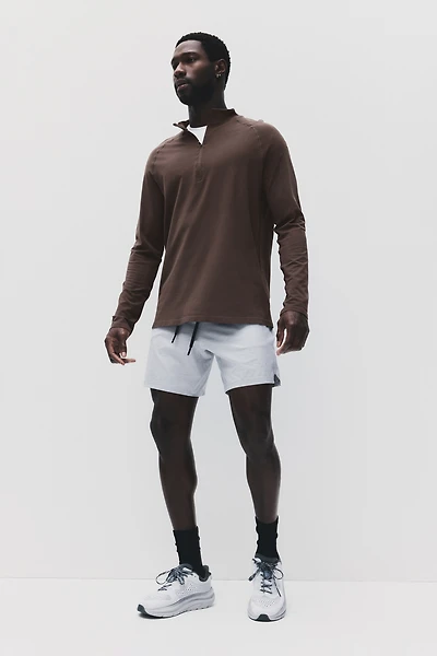 Muscle-Fit Half-Zip Sports Shirt with DryMove™