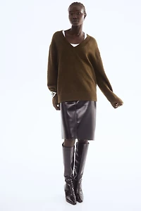 Oversized V-Neck Sweater