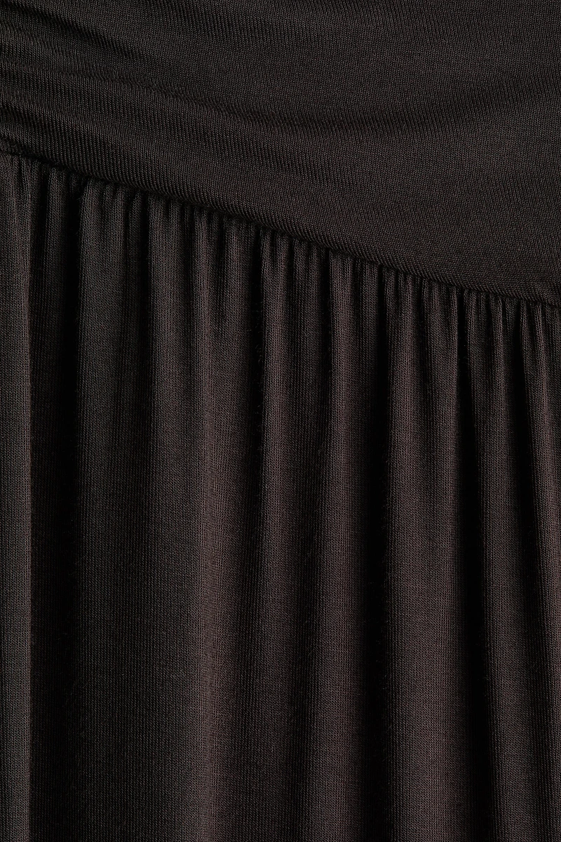 Gathered Viscose Pants